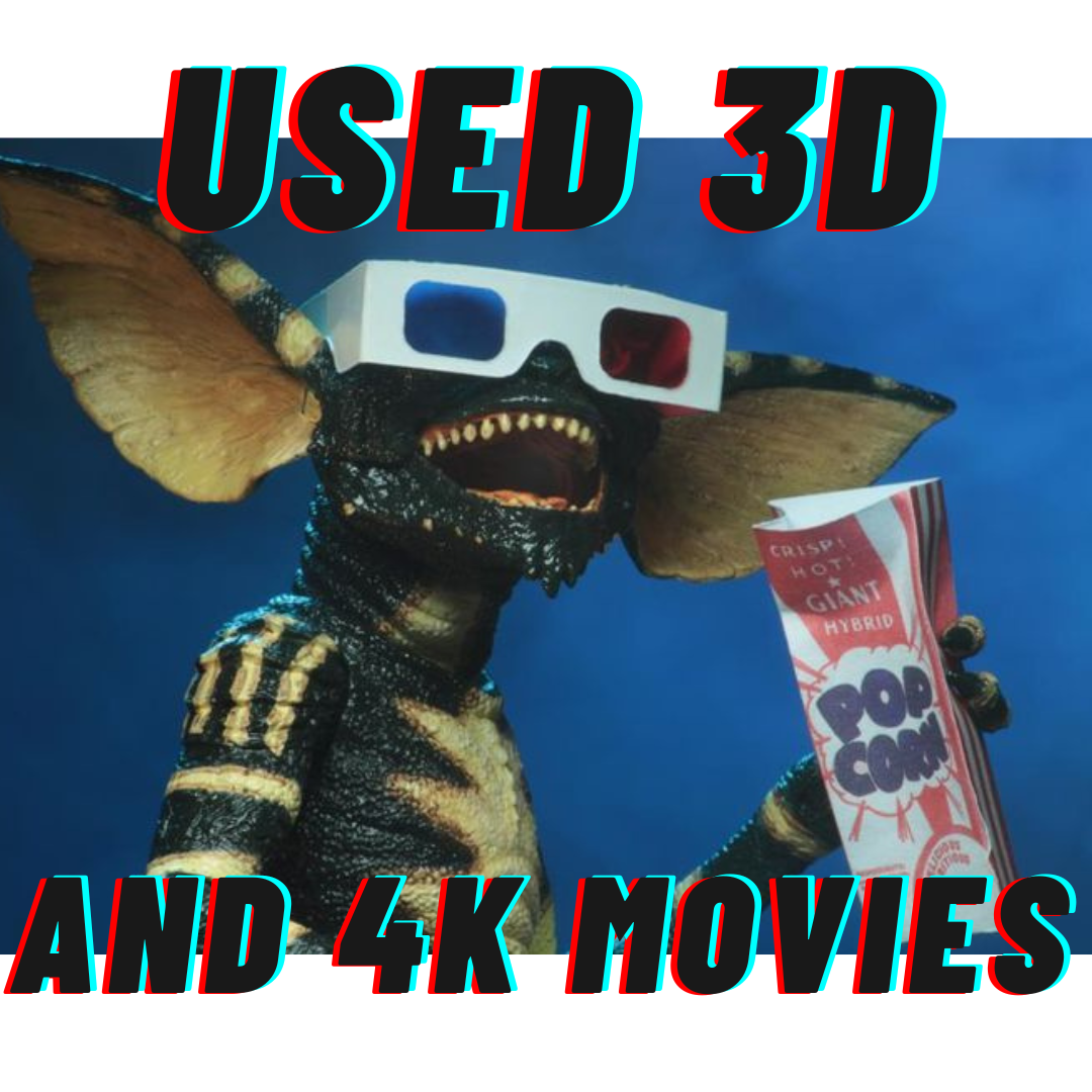 Used 3D, 4K and Blu-Ray Movies