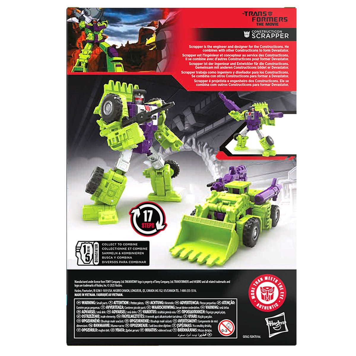 Transformers Studio Series Voyager Constructicon Scrapper( ** pre- order - Available in June/July 2025)