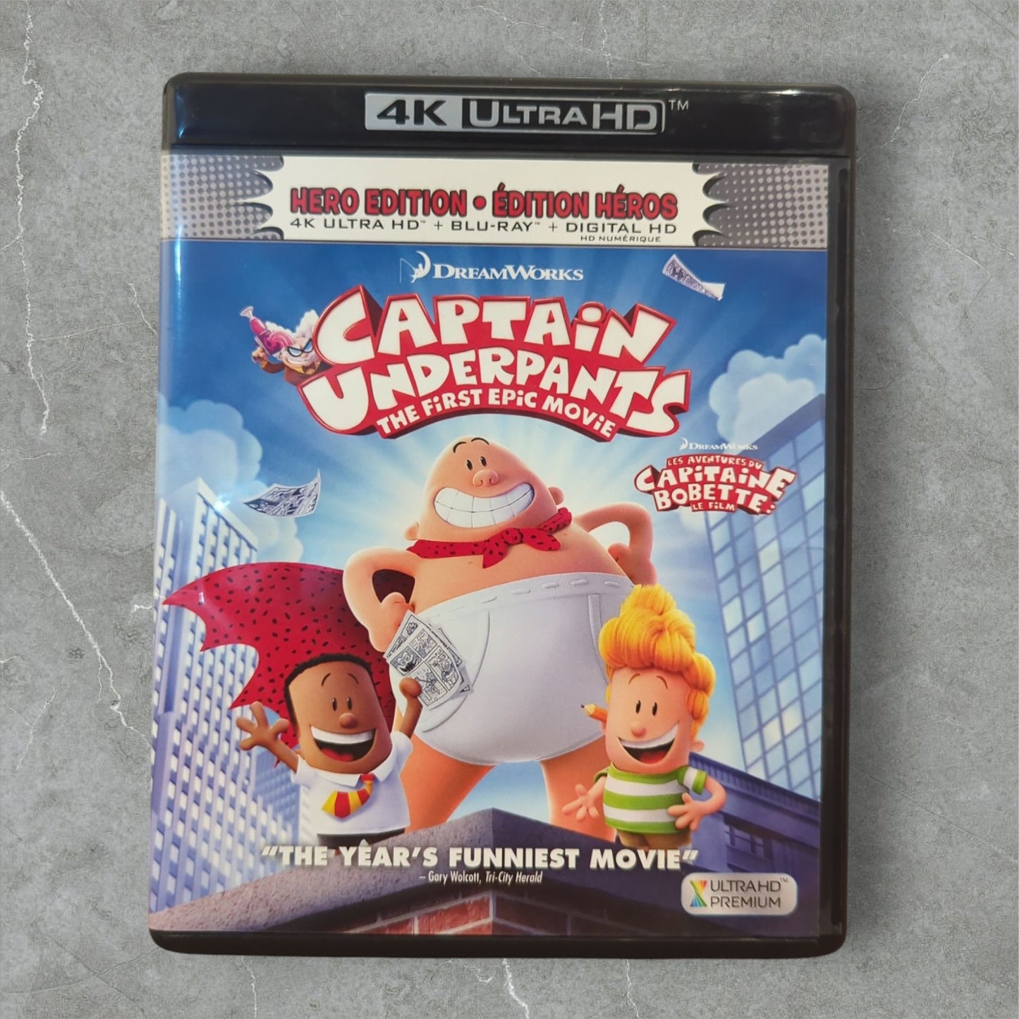 Captain Underpants: The First Epic Movie (4K Ultra HD + Blu-ray)