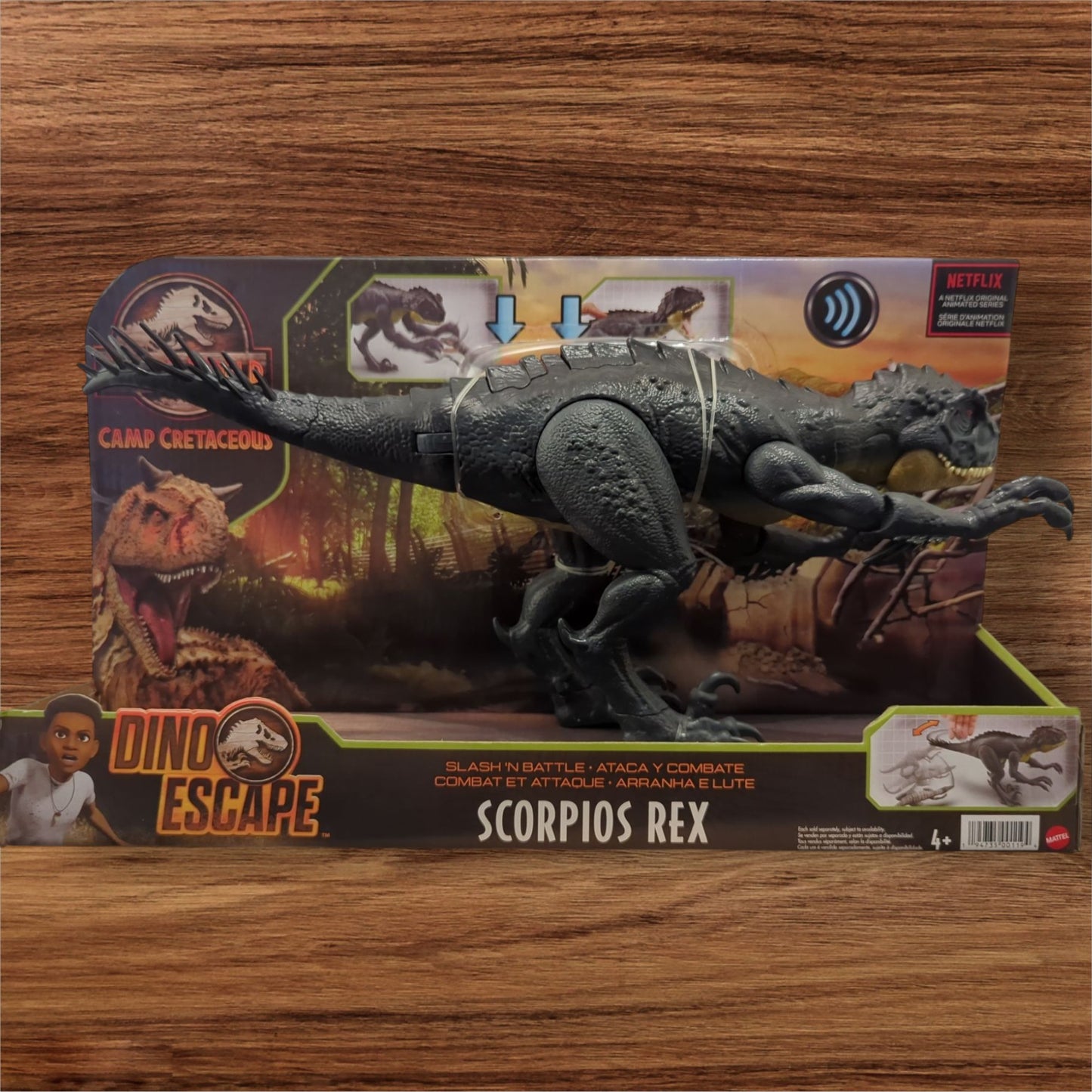 Camp Cretaceous Slash and Battle Scorpios Rex