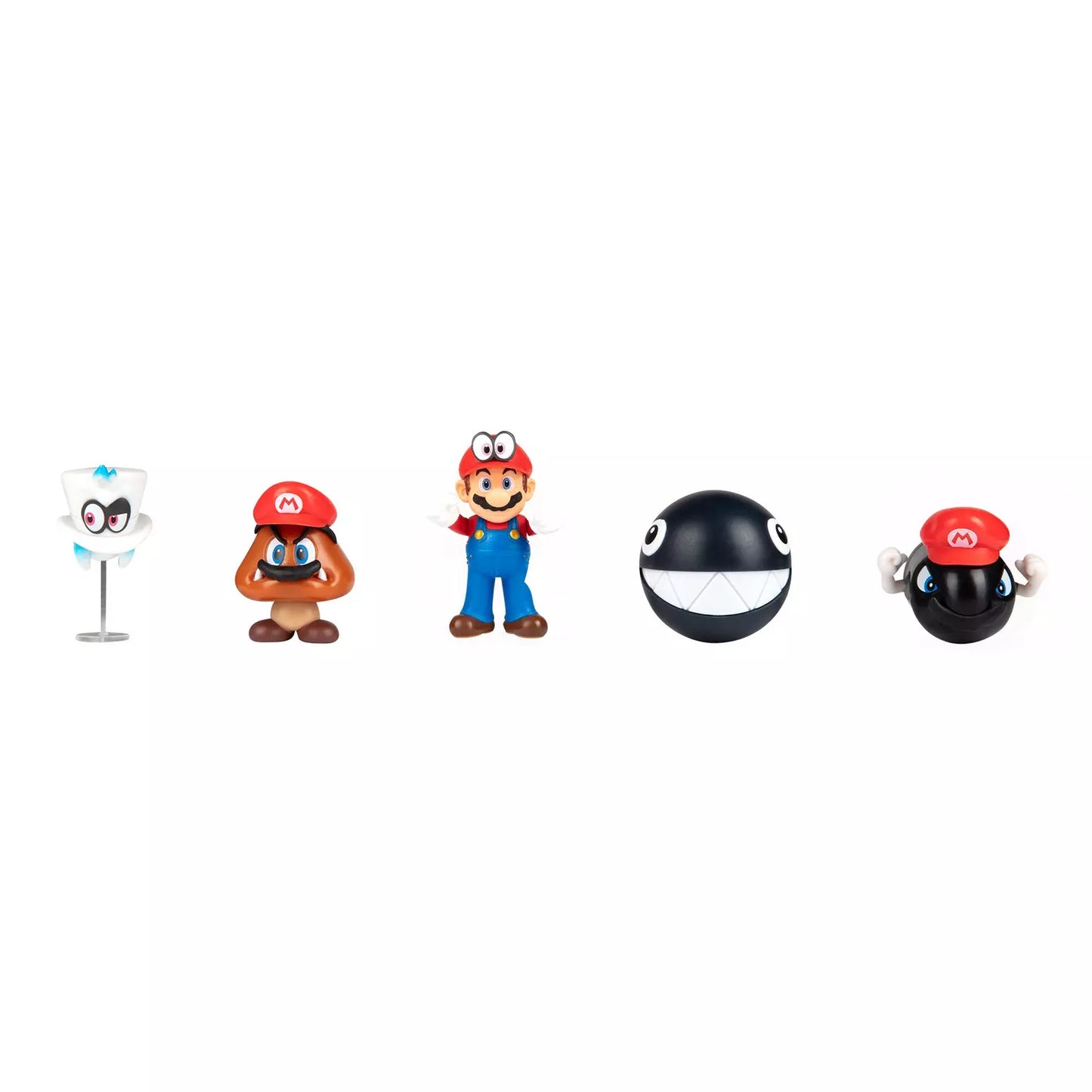 Super Mario Nintendo Odyssey Action Figures Multi-Pack Poseable Articulated 2.5-Inch Collectible