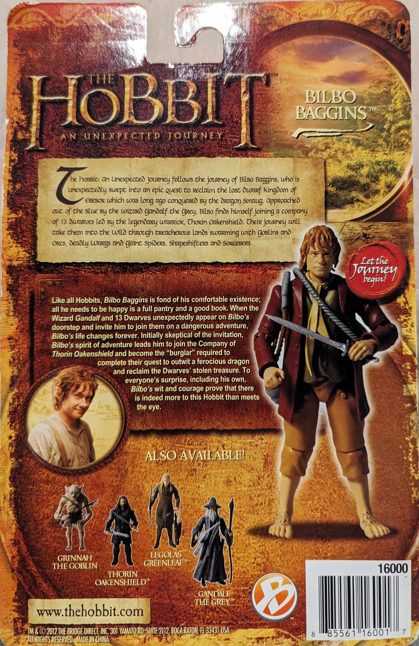 The Hobbit - An Unexpected Journey - Bilbo Baggins - 4 Inch Figure (2012)