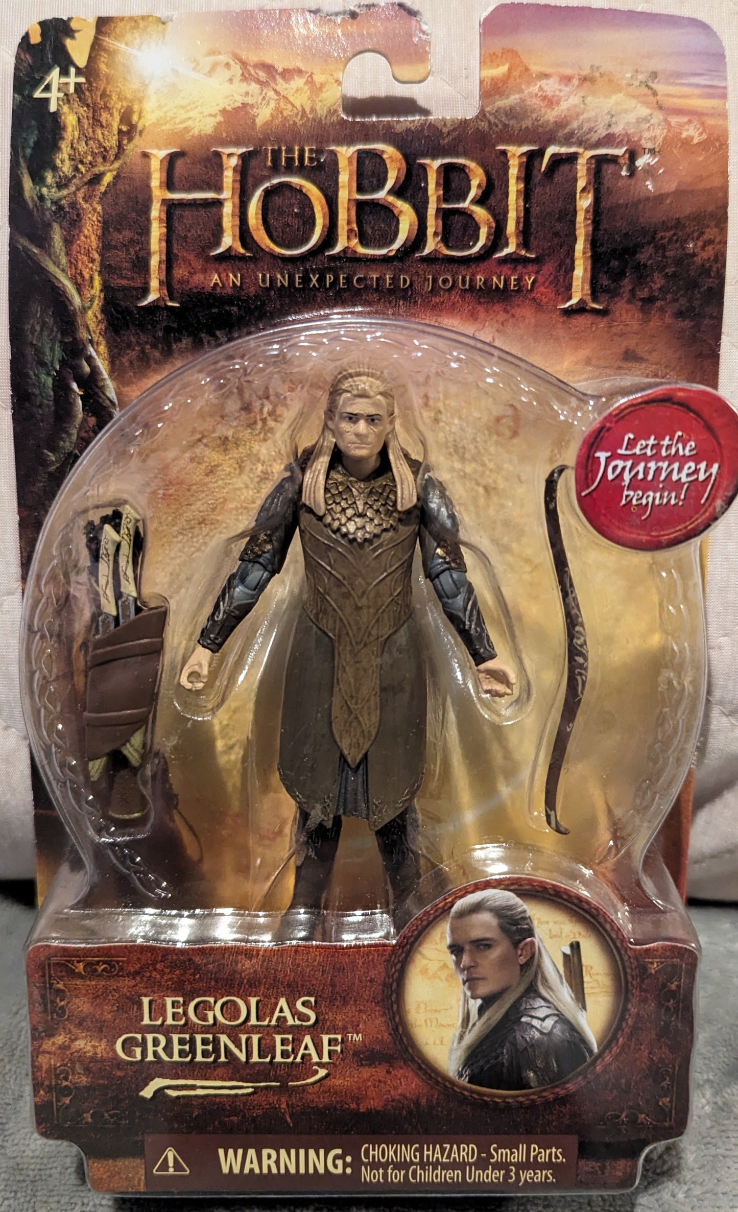 The Hobbit - An Unexpected Journey - Legolas Greenleaf 4 Inch Figure (2012)