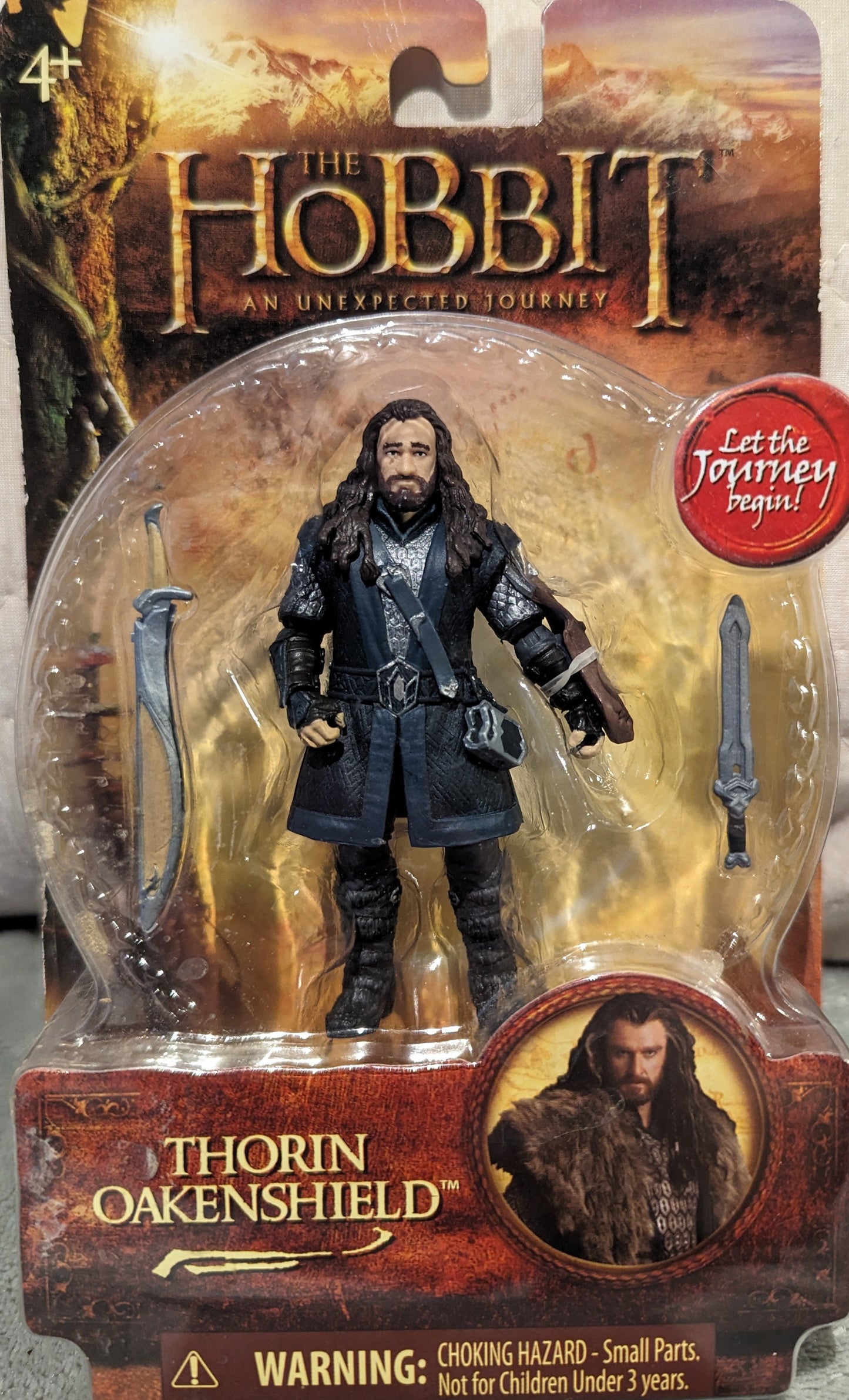 The Hobbit - An Unexpected Journey - Thorin Oakenshield 4 Inch Figure (2012)