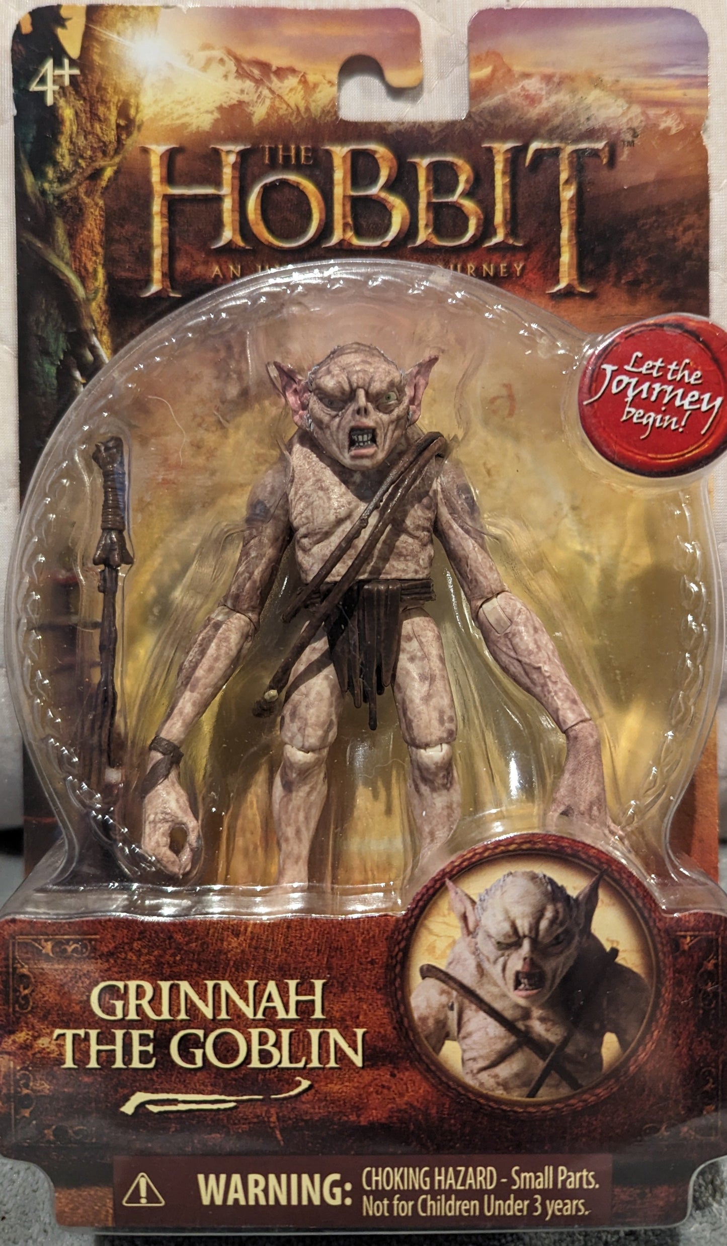 The Hobbit - An Unexpected Journey - Grinnah the Goblin 4 Inch Figure (2012)