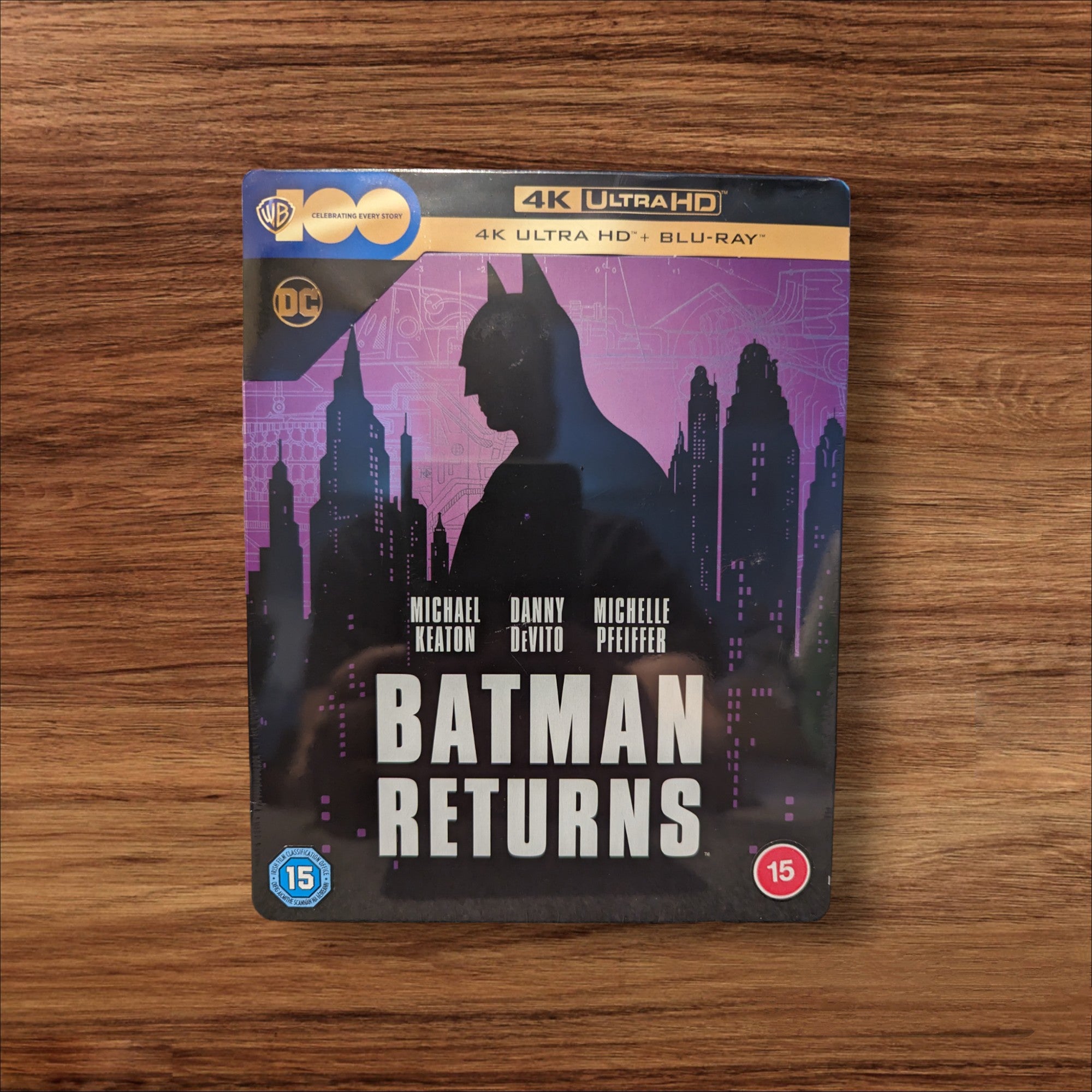 Batman retailer 1989 + Batman Returns 1992 4K Steelbooks-EU IMPORT-NEW-Free Box Shipping!