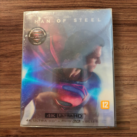 Man of Steel 3D + 4K Lenticular B1 SteelBook