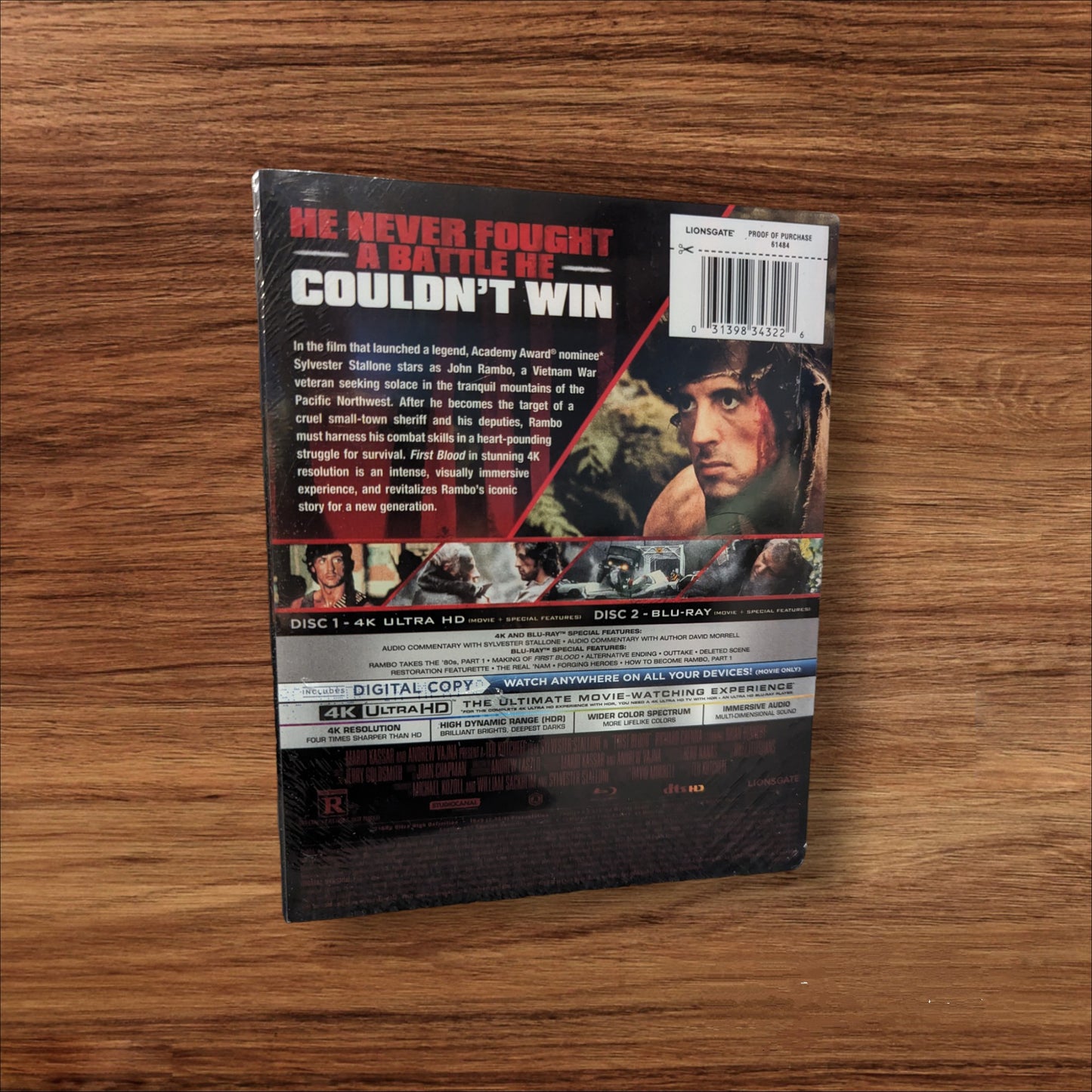 Rambo First Blood 4K Steelbook