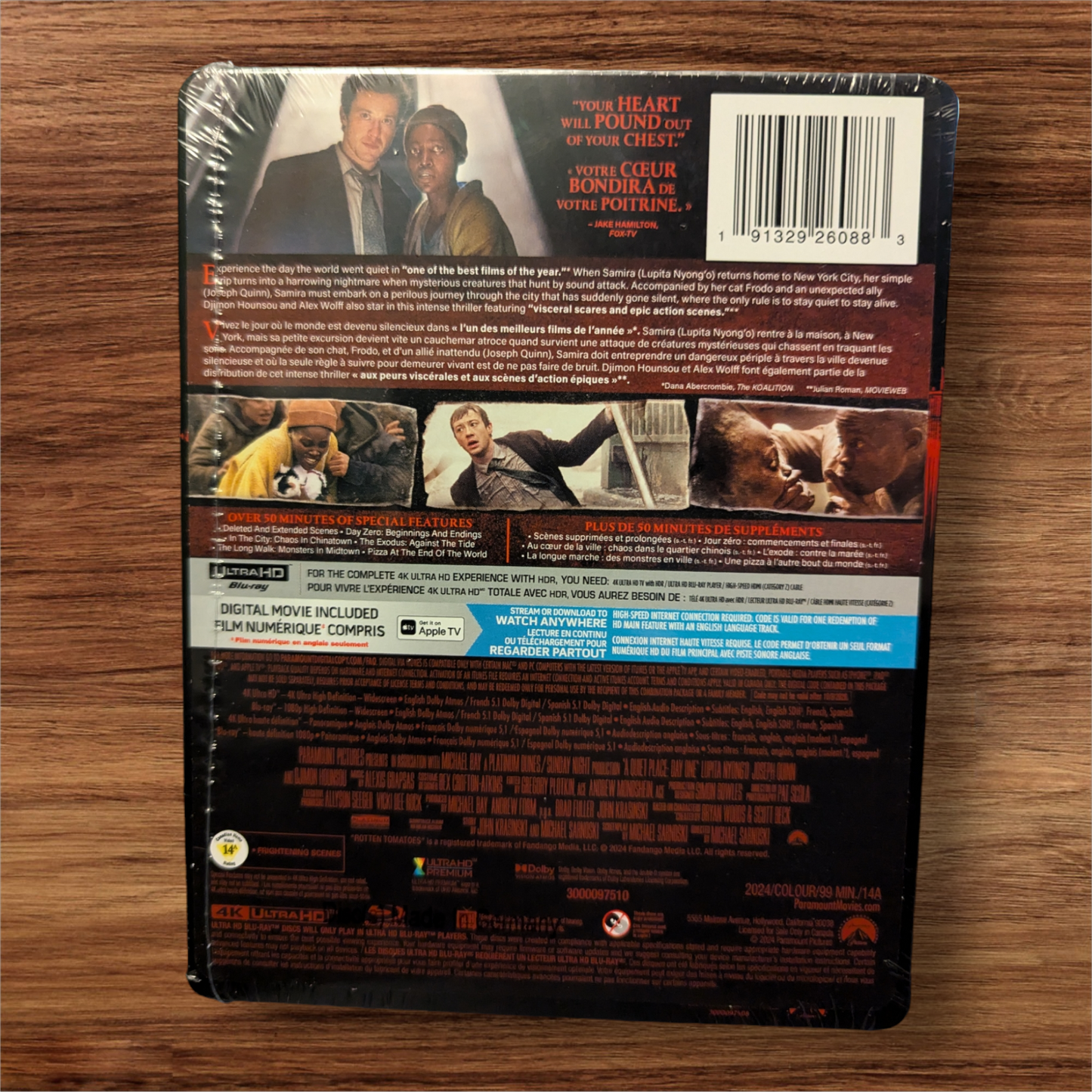 A Quiet Place Day One 4K Steelbook