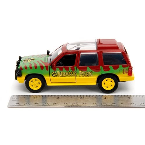 Hollywood Rides Jurassic Park 1993 Ford Explorer 1:32 Scale Die-Cast Metal Vehicle ( Available February 2025)