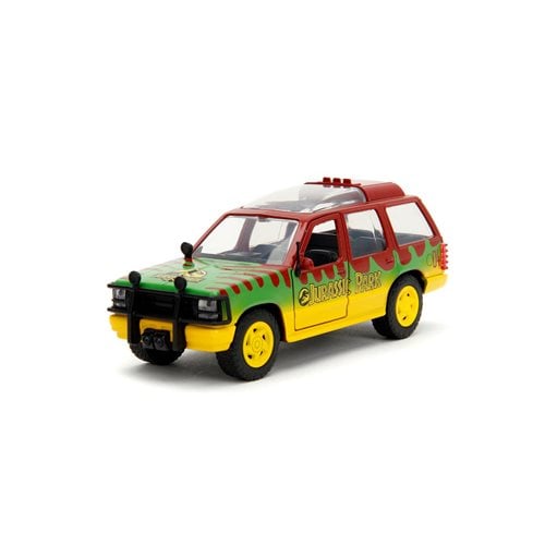 Hollywood Rides Jurassic Park 1993 Ford Explorer 1:32 Scale Die-Cast Metal Vehicle ( Available February 2025)