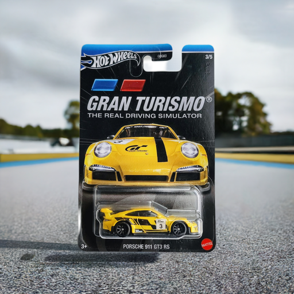 Hot Wheels Silver line 2024 Gran Turismo 3 of 5 – Porsche 911 GT3 RS yellow HRV65